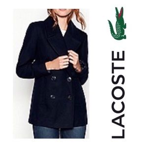 Lacoste Navy Blue Peacoat